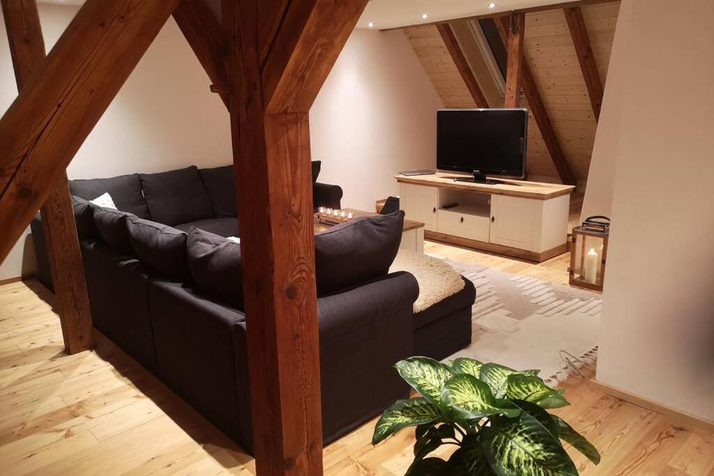 Ruhig Gelegene, Top Moderne Ferienwohnung - Hot Tub Und Sauna Gegen Aufpreis Neuhaus an Der Eger Exterior photo